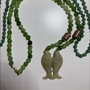 Glass beaded necklace